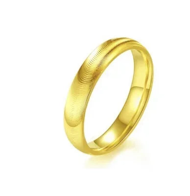 US SHIP 24k no demolding rings for couples finger rings engagemen ring trendy jewelry
