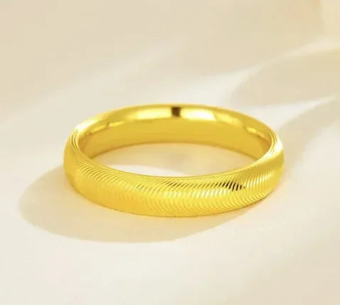 US SHIP 24k no demolding rings for couples finger rings engagemen ring trendy jewelry